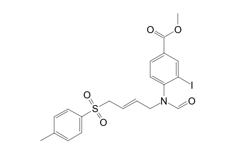 4-[formyl-[(E)-4-(4-methylphenyl)sulfonylbut-2-enyl]amino]-3-iodobenzoic acid methyl ester