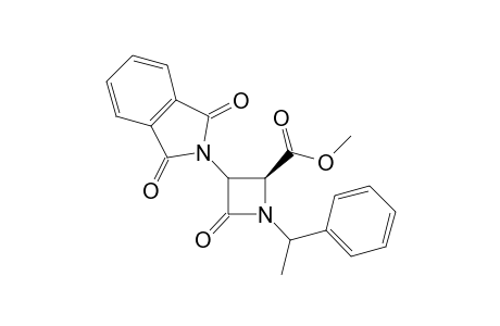 4-Oxo-1-(1-phenylethyl)-3-phthalimidoazetidine-2-carboxylic acid methyl ester isomer