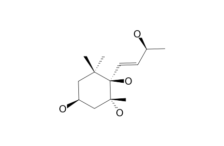 (1R,2R,4S)-1-[(E,3S)-3-hydroxybut-1-enyl]-2,6,6-trimethylcyclohexane-1,2,4-triol