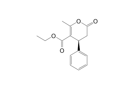 (S)-ethyl 6-methyl-2-oxo-4-phenyl-3,4-dihydro-2H-pyran-5-carboxylate