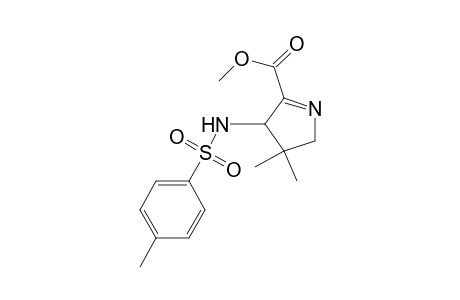 2H-Pyrrole-5-carboxylic acid, 3,4-dihydro-3,3-dimethyl-4-[[(4-methylphenyl)sulfonyl]amino]-, methyl ester