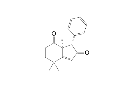 (3S,3aS)-3a,7,7-trimethyl-3-phenyl-5,6-dihydro-3H-indene-2,4-dione