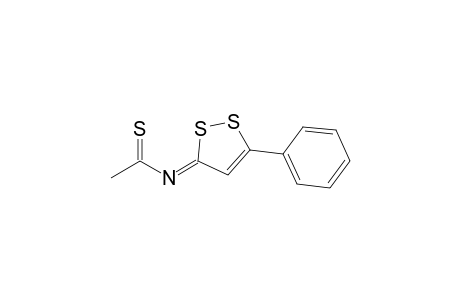 N-( 5'-Phenyl-[1,2]-dithiol-3'-ylidene)-thioacetamide