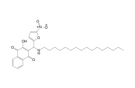 rac-3-[(Hexadecylamino)(5-nitrofuran-2-yl)methyl]-2-hydroxy-1,4-naphthoquinone