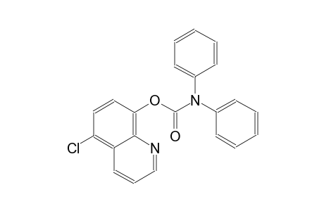 carbamic acid, diphenyl-, 5-chloro-8-quinolinyl ester