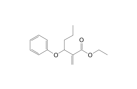 Ethyl 2-methylene-3-phenyloxymethylhexanoate