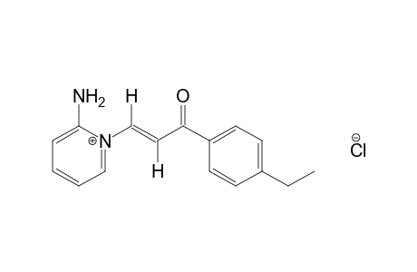trans-2-amino-1-[2-(p-ethylbenzoyl)vinyl]pyridinium chloride