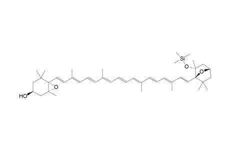 (3S,5R,6R,3'S,5'R,6'S)-5-O-(Trimethylsilyl)-3,6 : 5',6'-diepoxy-5,6,5',6'-tetrahydro-.beta.,.beta.-carotene-5,3'-diol-(5',6'-diepi derivative)