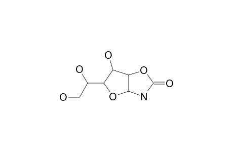 5-(1,2-dihydroxyethyl)-6-hydroxy-3a,5,6,6a-tetrahydro-3H-furo[5,4-d][1,3]oxazol-2-one