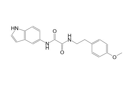 ethanediamide, N~1~-(1H-indol-5-yl)-N~2~-[2-(4-methoxyphenyl)ethyl]-