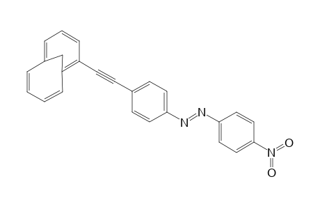 {4-Bicyclo[4.4.1]undeca-1',3',5',7',9'-pentaen-2'-yl)ethynyl]phenyl}-(4"-nitrophenyl)diazene