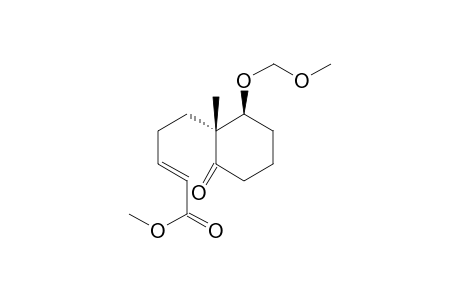 (-)-Methyl (E)-5-[(2R,3S)-(3-methoxymethoxy-2-methyl-1-oxocyclohexyl]-2-pentenoate