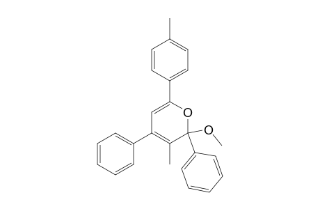 2-Methoxy-6-(4-methylphenyl)-3-methyl-2,4-diphenyl-2H-pyrane
