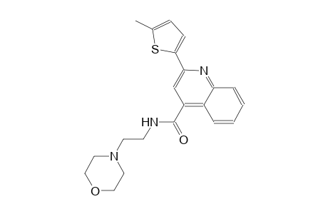2-(5-methyl-2-thienyl)-N-[2-(4-morpholinyl)ethyl]-4-quinolinecarboxamide