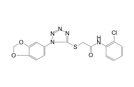 acetamide, 2-[[1-(1,3-benzodioxol-5-yl)-1H-tetrazol-5-yl]thio]-N-(2-chlorophenyl)-
