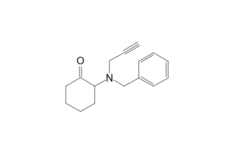 2-[(phenylmethyl)-prop-2-ynyl-amino]cyclohexan-1-one