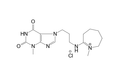 1-Methyl-7-{[3-(3-methyl-2,6-dioxo-2,3,6,7-tetrahydro-1H-purin-7-yl)propyl]amino}-3,4,5,6-tetrahydro-2H-azepin-1-ium chloride