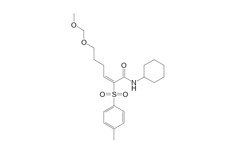 (E)-N-Cyclohexyl-6-(methoxymethoxy)-2-tosyl-2-hexenamide