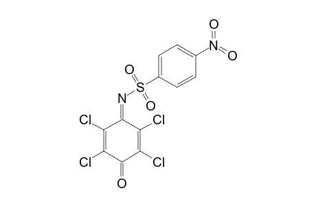 N-4-NITROPHENYLSULFONYL-2,3,5,6-TETRACHLORO-1,4-BENZOQUINONE_IMINE