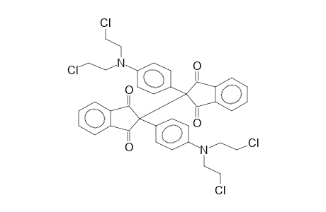 2,2'-bis[{4'-[N.N-bis(Chloroethyl)amino]phenyl}-1,3-dioxobenzocyclopentyl]