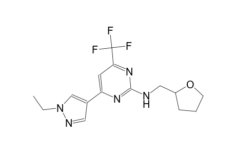 2-pyrimidinamine, 4-(1-ethyl-1H-pyrazol-4-yl)-N-[(tetrahydro-2-furanyl)methyl]-6-(trifluoromethyl)-