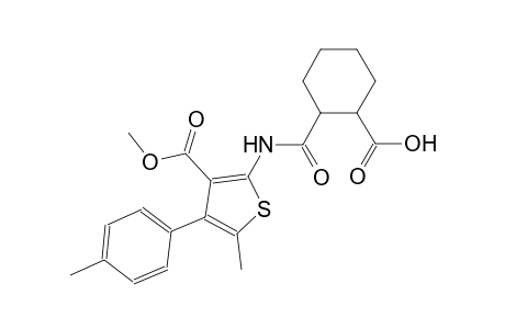 2-({[3-(methoxycarbonyl)-5-methyl-4-(4-methylphenyl)-2-thienyl]amino}carbonyl)cyclohexanecarboxylic acid