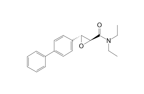 trans-N,N-Diethyl-3-(biphenyl-4-yl)-2,3-epoxypropionamide