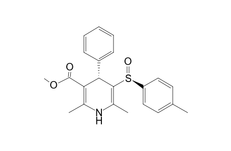 (4S)-2,6-dimethyl-4-phenyl-5-[(S)-p-tolylsulfinyl]-1,4-dihydropyridine-3-carboxylic acid methyl ester