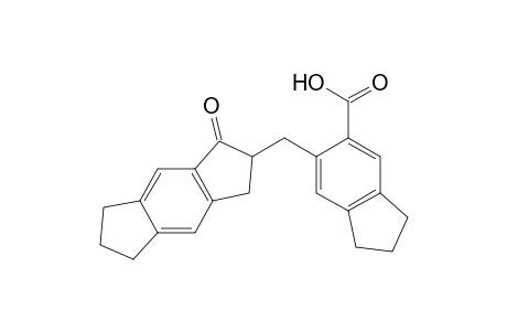 1H-Indene-5-carboxylic acid, 6-[(1,2,3,5,6,7-hexahydro-1-oxo-s-indacen-2-yl)methyl]-2,3-dihydro-