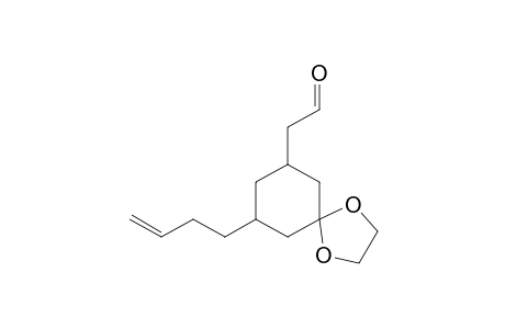 2-[9-(But-3-enyl)-1,4-dioxaspiro[4.5]dec-7-yl]acetaldehyde