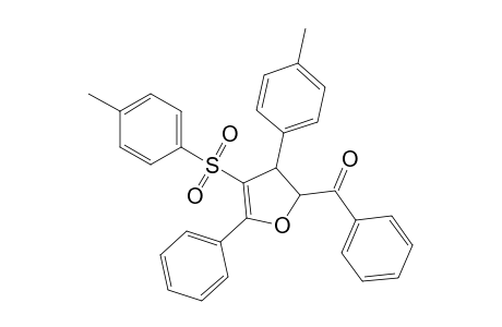 2-Benzoyl-3-(p-methylphenyl)-4-[(p-tolyl)sulfonyl]-5-phenyl-2,3-dihydrofuran
