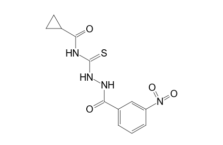 4-(cyclopropylcarbonyl)-1-(m-nitrobenzoyl)-3-thiosemicarbazide