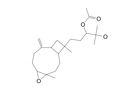 4,5-Epoxy-14-acetoxy-xeniaphyllandiol