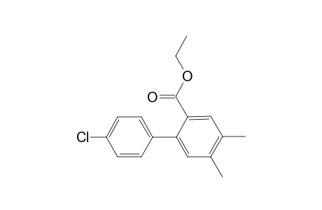 Ethyl 4'-chloro-4,5-dimethylbiphenyl-2-carboxylate