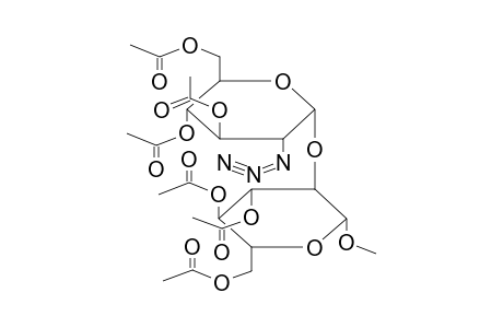 METHYL-3,4,6-TRI-O-ACETYL-2-O-(2-AZIDO-3,4,6-TRI-O-ACETYL-2-DEOXY-ALPHA-D-GLUCOPYRANOSYL)-BETA-D-GLUCOPYRANOSIDE