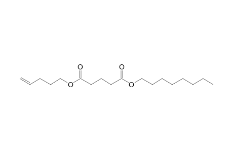 Glutaric acid, octyl pent-4-enyl ester