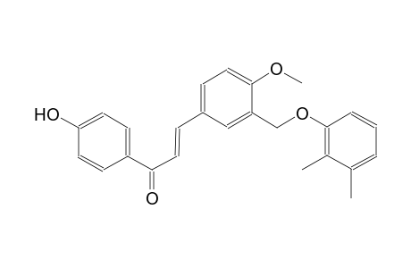 (2E)-3-{3-[(2,3-dimethylphenoxy)methyl]-4-methoxyphenyl}-1-(4-hydroxyphenyl)-2-propen-1-one