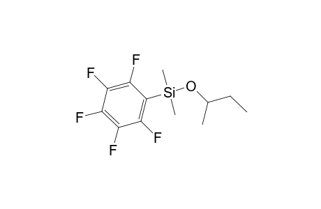 Silane, dimethyl(1-methylpropoxy)(pentafluorophenyl)-