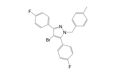 4-bromo-3,5-bis(4-fluorophenyl)-1-(4-methylbenzyl)-1H-pyrazole
