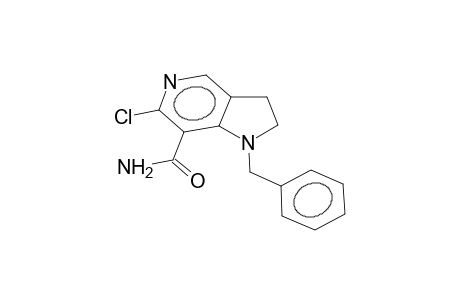 1-benzyl-6-chloro-7-carbamoyl-2,3-dihydropyrido[4,3-b]pyrrole