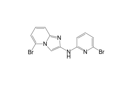 Imidazo[1,2-a]pyridin-2-amine, 5-bromo-N-(6-bromo-2-pyridinyl)-