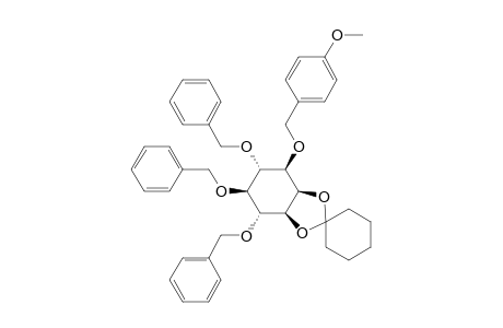 (+)-4,5,6-Tri-O-Benzyl-2,3-O-cyclohexylidene-1-O-(p-methoxybenzyl)-myo-inositol