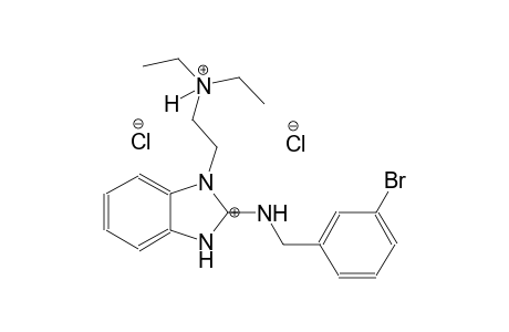 (E)-2-(2-((3-bromobenzyl)iminio)-2,3-dihydro-1H-benzo[d]imidazol-1-yl)-N,N-diethylethanaminium chloride