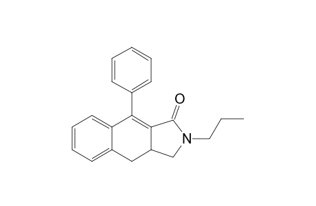 9-Phenyl-2-propyl-2,3,3a,4-tetrahydro-1H-benzo[f]isoindol-1-one