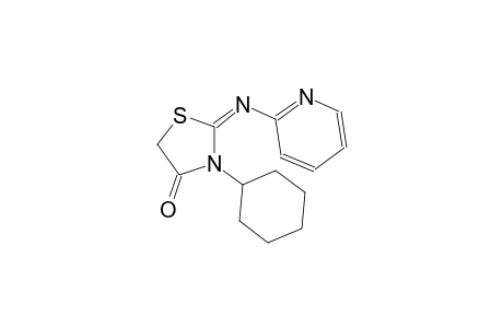 4-thiazolidinone, 3-cyclohexyl-2-(2-pyridinylimino)-, (2E)-