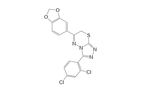 6-(1,3-benzodioxol-5-yl)-3-(2,4-dichlorophenyl)-7H-[1,2,4]triazolo[3,4-b][1,3,4]thiadiazine