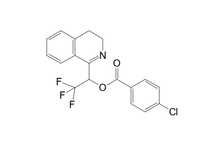 4-Chloro-benzoic acid 1-(3,4-dihydro-isoquinolin-1-yl)-2,2,2-trifluoro-ethyl ester