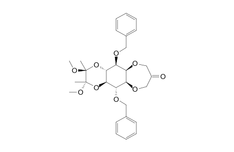 (2'-S,3'-S)-1-D-3,6-DI-O-BENZYL-4,5-O-(2',3'-DIMETHOXYBUTANE-2',3'-DIYL)-1,2-O-[(2''-OXO)-PROPANE-1'',3''-DIYL]-MYO-INOSITOL