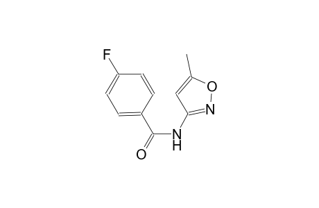 4-fluoro-N-(5-methyl-3-isoxazolyl)benzamide