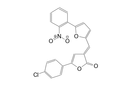 (3E)-5-(4-chlorophenyl)-3-{[5-(2-nitrophenyl)-2-furyl]methylene}-2(3H)-furanone